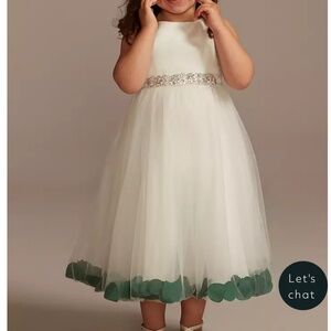 David’s bridal flower girl dress 4